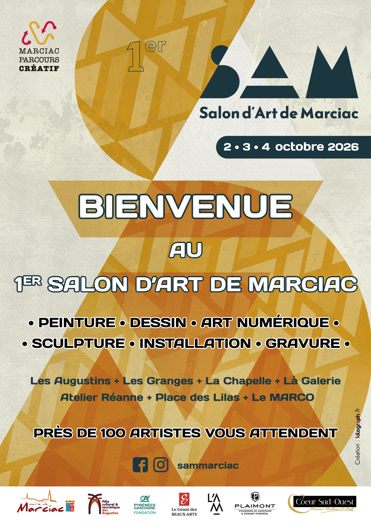 Affiche Salon d'Art de Marciac 2026